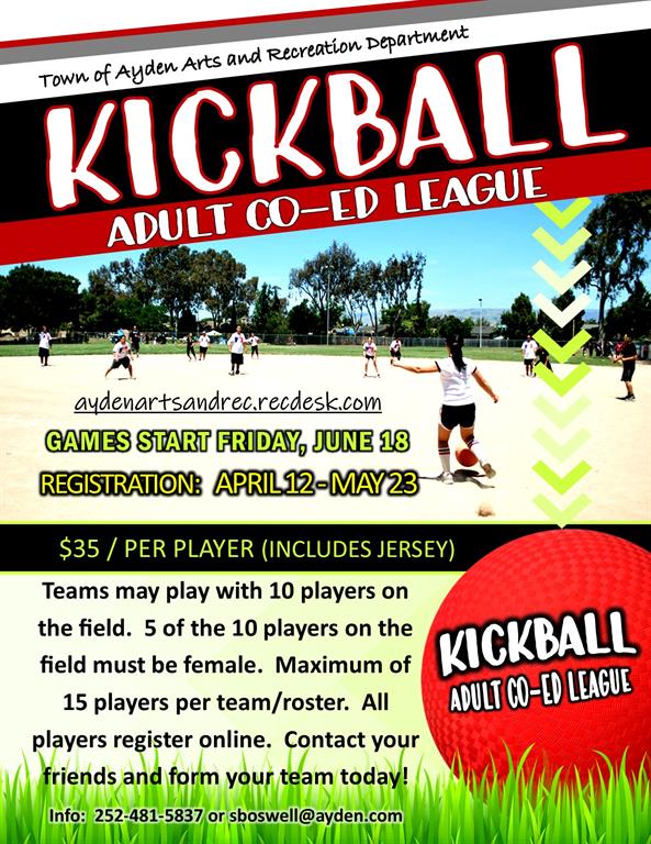 Ayden Arts and Recreation Kickball